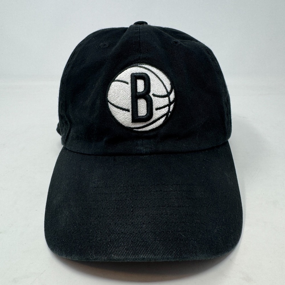 Brooklyn Nets '47 Brand Cap Dad Hat Black NBA Basketball